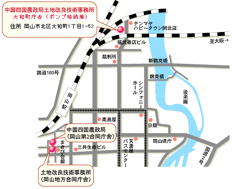 【図】災害応急用ポンプ格納庫の場所