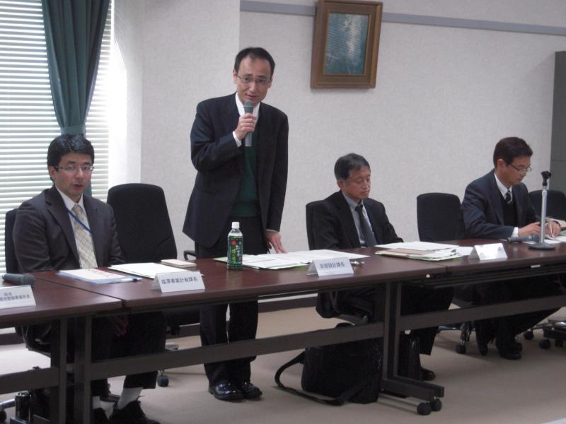 安部設計課長の挨拶（111209）