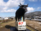 地域を見守る丑年モークン