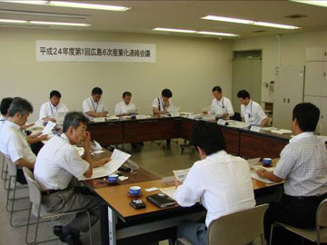 平成24年度第1回広島6次産業化連絡会議の開催