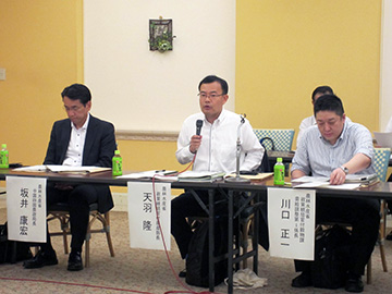 天羽農産部長の挨拶