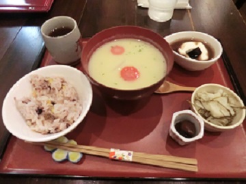 あん餅雑煮定食