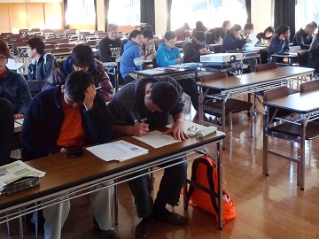 受講する学生たち