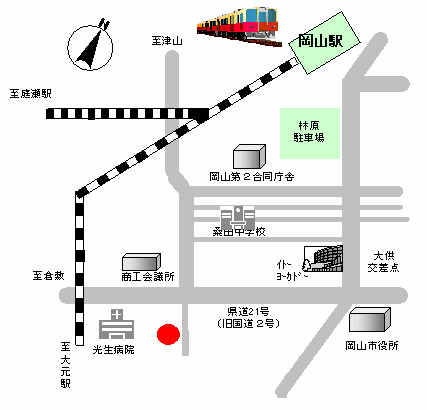 岡山統計・情報センター地図