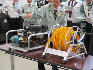動力噴霧機各部の名称の説明