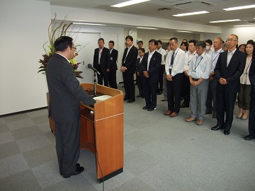 151001齊藤地方参事官(支局長)による訓示