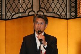 あいさつする 國弘実中国四国農政局長