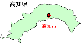 高知県高知市の地図