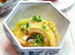車麩と野菜の卵とじ