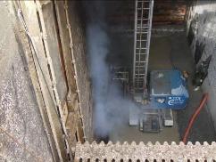 除塵機部コンクリート表面はつり状況