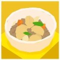 肉じゃがのイラスト