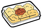シュークリームのイラスト