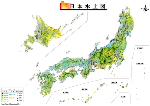 日本水土図