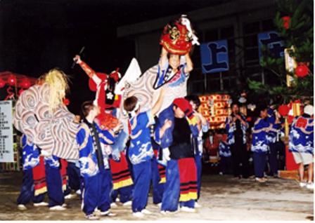 上庄祭り－獅子舞競演会－