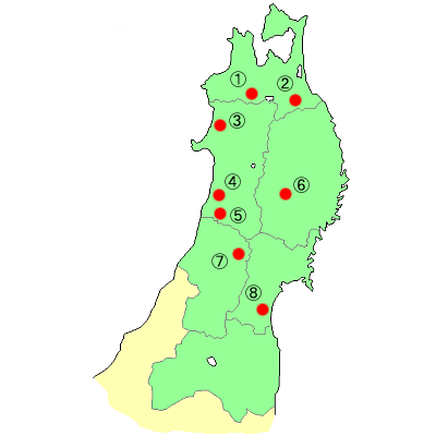 東北地図