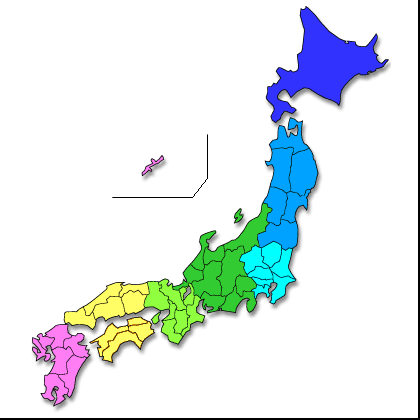 日本地図
