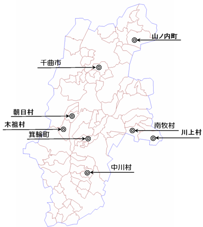長野県地図