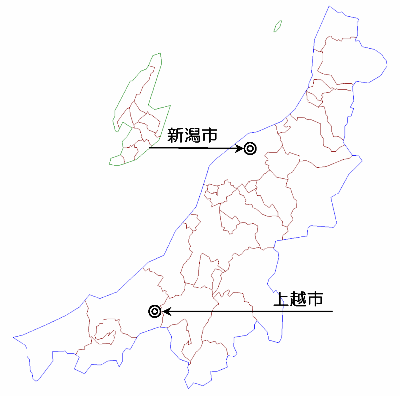 新潟県地図