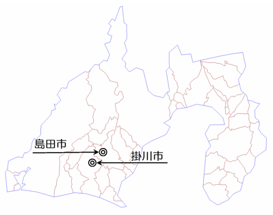 静岡県地図