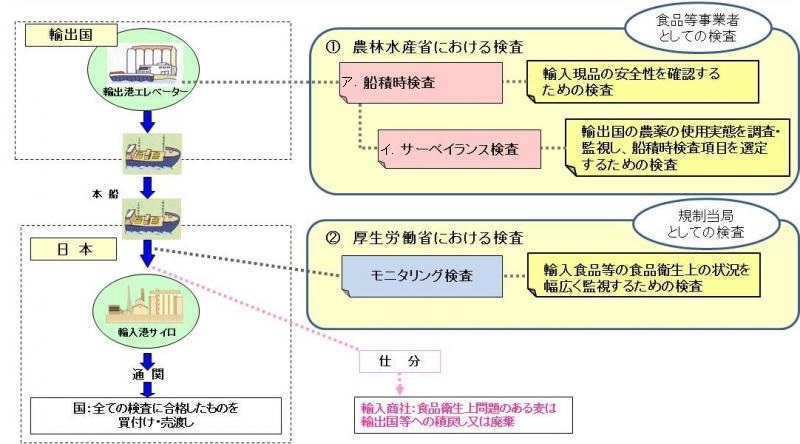 輸入麦の検査体制