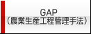 GAP（農業生産工程管理手法）