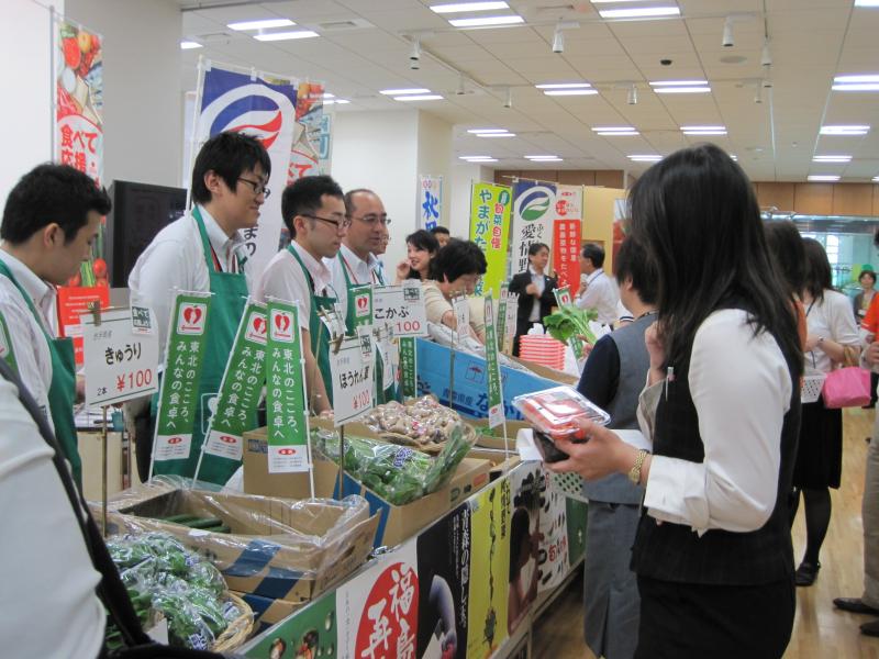 売り場の様子