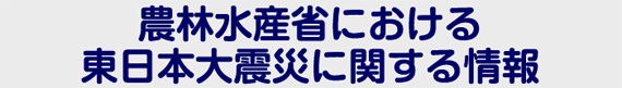 東日本大震災に関する情報