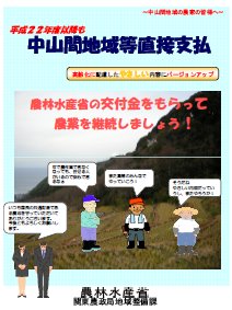 H22中山間直払第3期対策パンフ（簡易版）