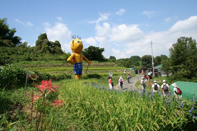 明日香村稲渕の案山子ロード