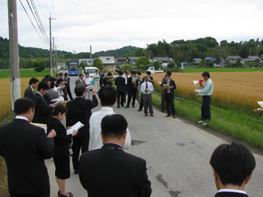 ほ場見学