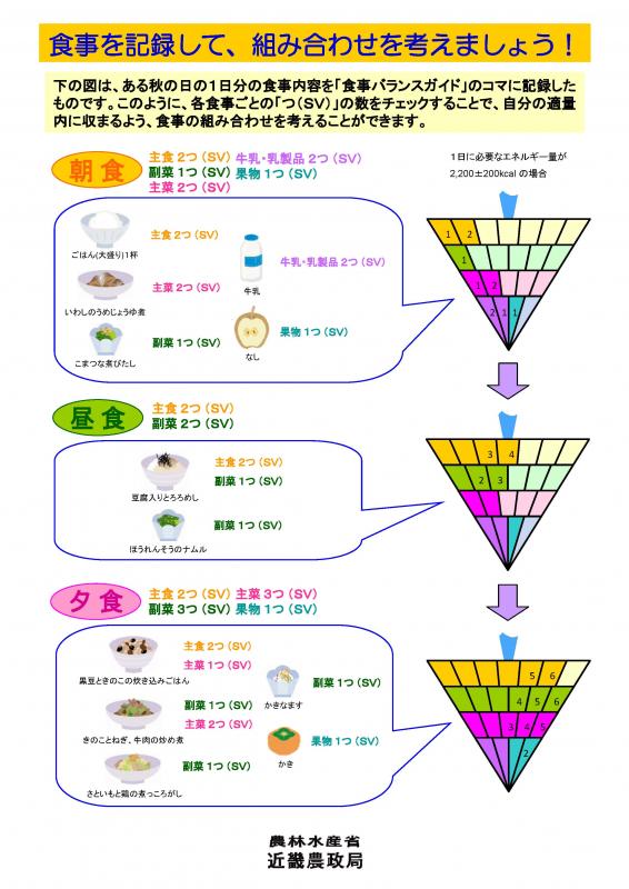 食事バランスガイド解説パネル（その4）の画像