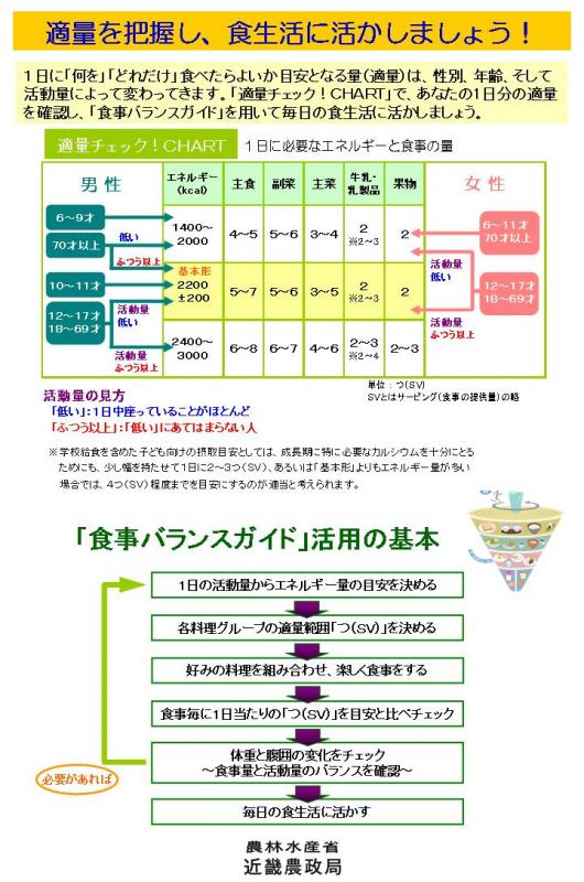 食事バランスガイド解説パネル（その3）