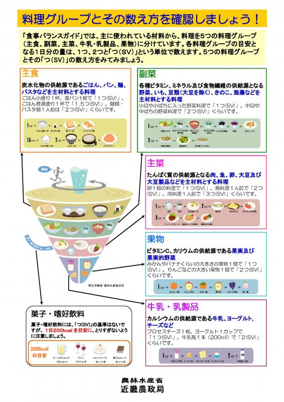食事バランスガイドパネル（その2）