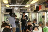駅弁について話題提供の様子