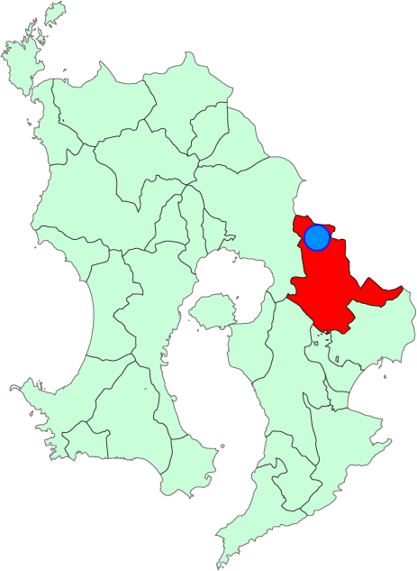 鹿児島県曽於市(位置図)