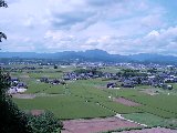 菊池市花房台地から望む八方ヶ岳