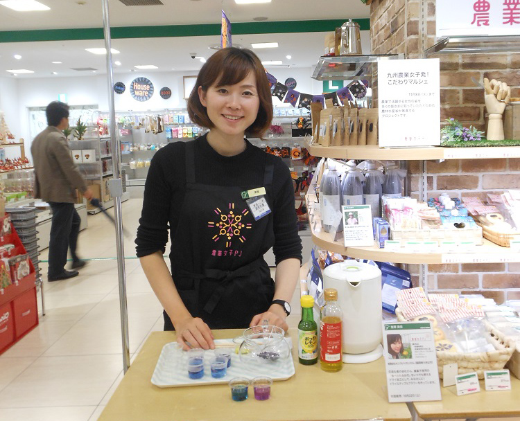 マルシェに出店された鬼塚さん