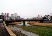 本明川締切り後の写真