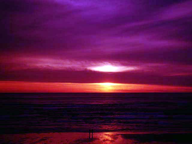 有明海の夕日