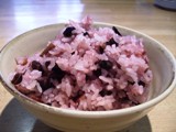 黒豆（梅肉入り）ご飯