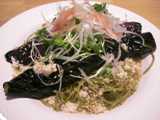 茄子のあんかけそぼろ蕎麦