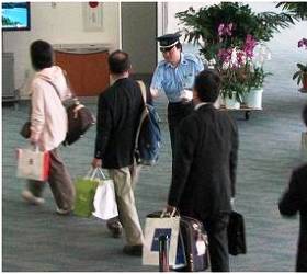 空港内での広報活動