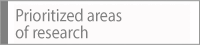 Prioritized areas of research