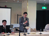 開会の挨拶をする中野農村計画部長