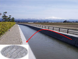 余目堰用水路（改修後）