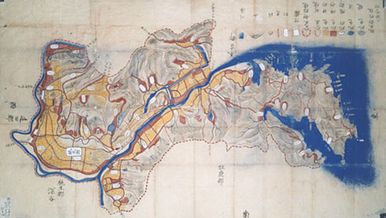 江戸時代の北方地方絵図