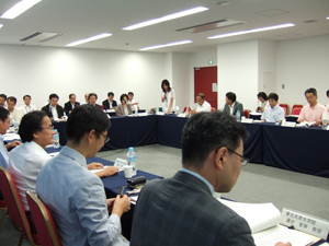 食料・農業分野における震災復興に向けた専門家会議 会議の様子