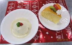 料理教室で作られた米粉料理2品