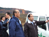 森本農林水産大臣政務官宮城県視察