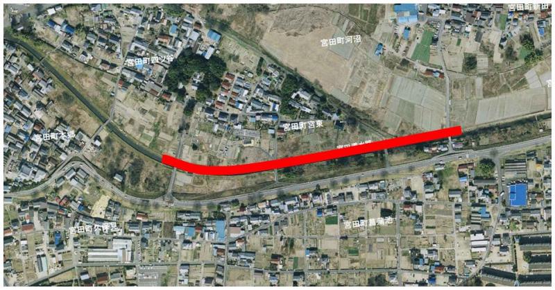 江南工区（宮田）施工位置図